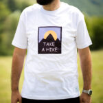 White Take a Hike T-Shirt